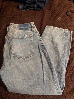Abercrombie & Fitch Light Blue Straight-Leg Jeans
